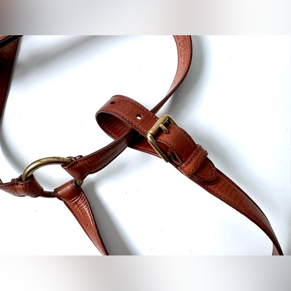 Ralph Lauren Purple Label Tri-strap O-ring Leather Belt - Picture 4 of 16